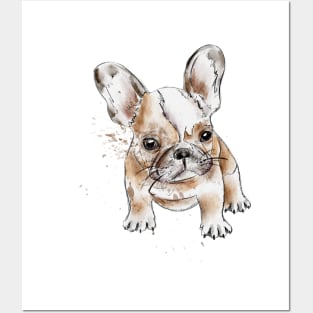 french bulldog dog Posters and Art